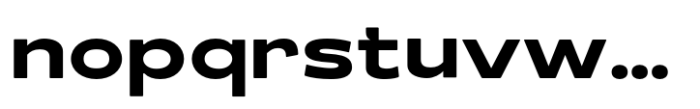 Schraft Semi Bold Semi Expanded Font LOWERCASE
