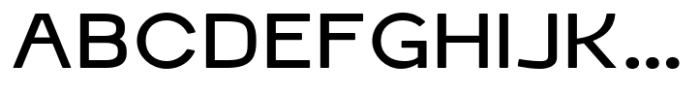 Schraft Semi Expanded Font UPPERCASE
