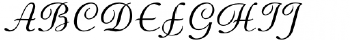 Schreibmeister Italic Font UPPERCASE