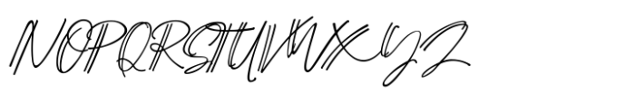 Schrodingers Signature Font UPPERCASE