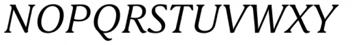 Schuss Serif Pro Italic Font UPPERCASE