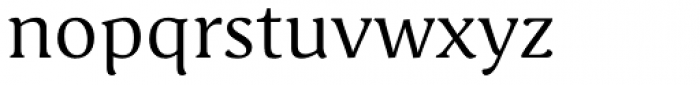 Schuss Serif Pro Regular Font LOWERCASE