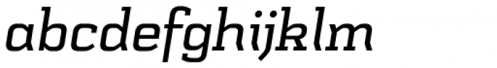 Schwager Medium Italic Font LOWERCASE