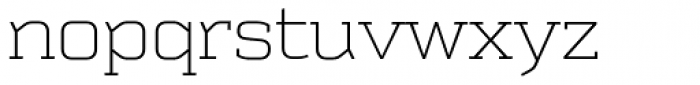 Schwager Thin Font LOWERCASE