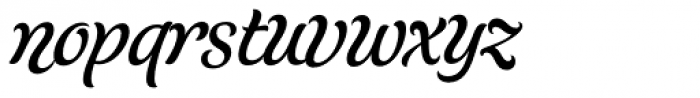 Schwung Alternate Font LOWERCASE