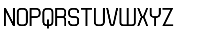 Science Fiction Condensed Regular Font UPPERCASE