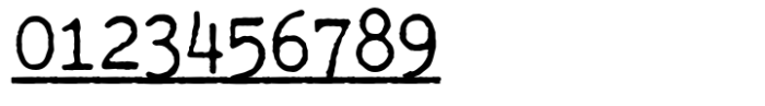 Science Typewriter Under Font OTHER CHARS