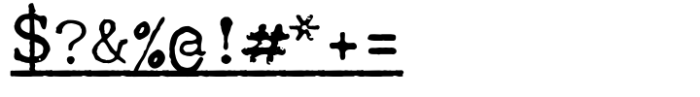 Science Typewriter Under Font OTHER CHARS