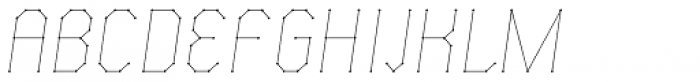 Science White Light Italic Font UPPERCASE