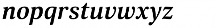 Scientia Bold Italic Font LOWERCASE