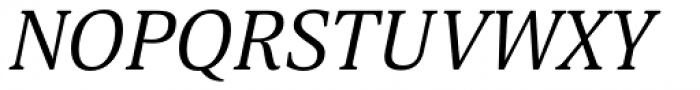 Scientia Italic Font UPPERCASE