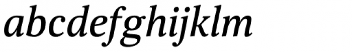 Scientia Medium Italic Font LOWERCASE