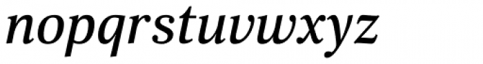 Scientia Medium Italic Font LOWERCASE