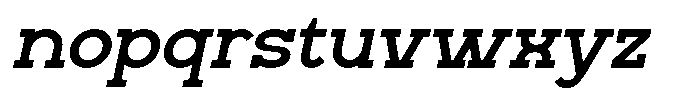 Scientify Italic Font LOWERCASE