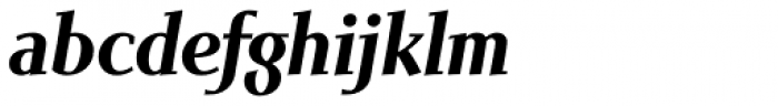 Scintilla Pro Bold Italic Font LOWERCASE