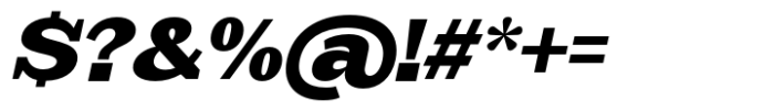 Scolver Black Slant Font OTHER CHARS