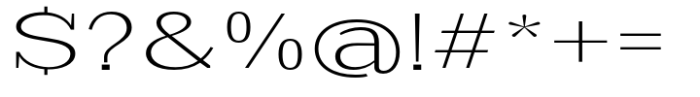 Scolver Extra Light Expanded Font OTHER CHARS