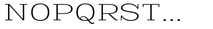 Scolver Extra Light Expanded Font UPPERCASE