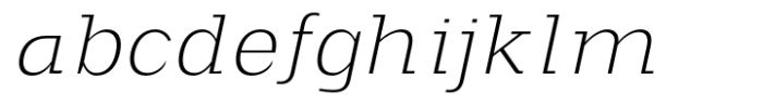 Scolver Extra Light Italic FONT