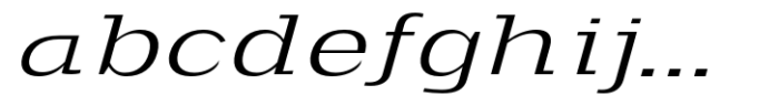 Scolver Light Expanded Italic FONT