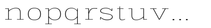 Scolver Thin Expanded Font LOWERCASE
