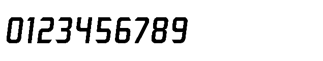 Scor Italic Font OTHER CHARS