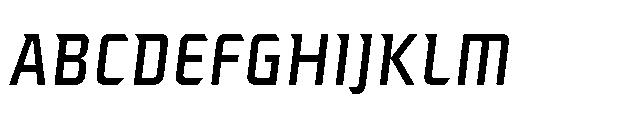 Scor Italic Font UPPERCASE