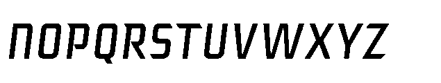 Scor Italic Font UPPERCASE