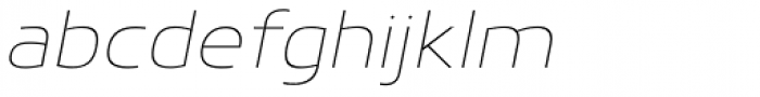 Scorno Thin Italic Font LOWERCASE