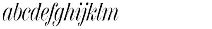 Scotch Display Compressed Italic Font LOWERCASE