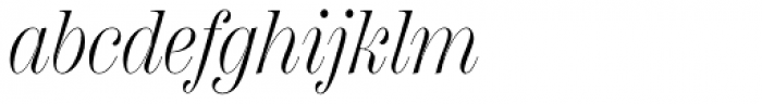 Scotch Display Condensed Light Italic Font LOWERCASE