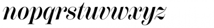 Scotch Display Condensed Semi Bold Italic Font LOWERCASE