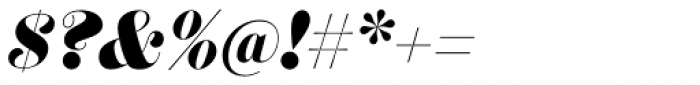 Scotch Display Fat Italic Font OTHER CHARS
