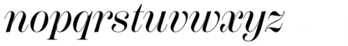 Scotch Display Medium Italic Font LOWERCASE
