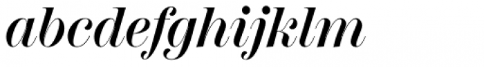 Scotch Display Semi Bold Italic Font LOWERCASE