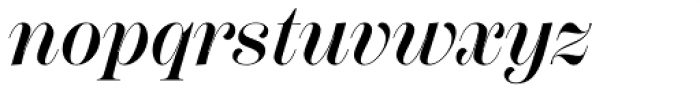Scotch Display Semi Bold Italic Font LOWERCASE