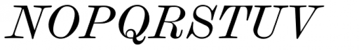 Scotch Micro Italic Font UPPERCASE