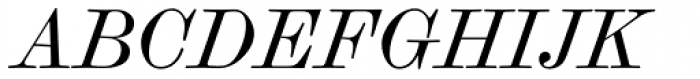 Scotch Modern Italic Font UPPERCASE