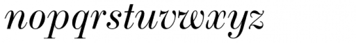 Scotch Roman MT Std Italic Font LOWERCASE