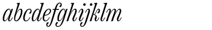 Scotch Text Compressed Light Italic Font LOWERCASE