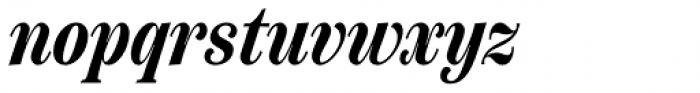 Scotch Text Compressed Semi Bold Italic Font LOWERCASE