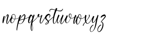 Scottmid Blissful Italic Font LOWERCASE