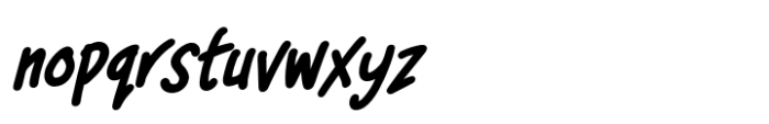 Scoundrel Bold Italic Font LOWERCASE