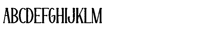 Scout Camp Rough Font UPPERCASE