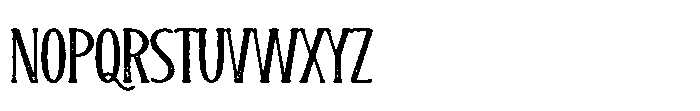 Scout Camp Rough Font LOWERCASE