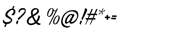 Scrakers Font OTHER CHARS