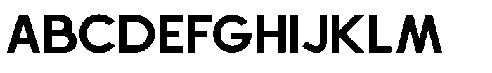 Scramble Bold Font UPPERCASE