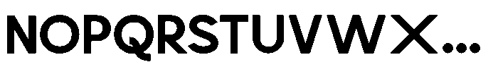 Scramble Bold Font UPPERCASE