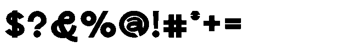 Scramble Extra Bold Font OTHER CHARS
