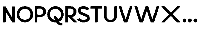 Scramble Medium Font UPPERCASE